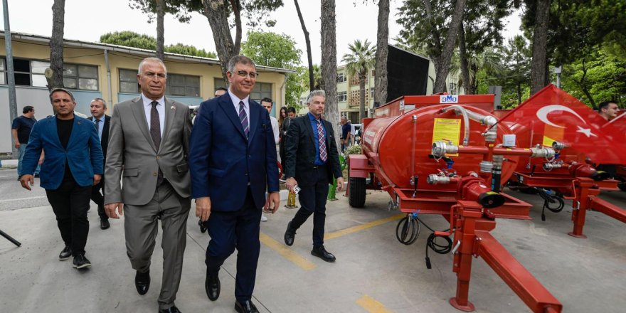 İZMİR'DE YANGIN ALARMI