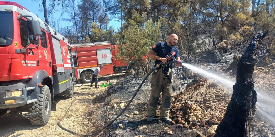 BUCA VE ALİAĞA'DA YANGINLAR KONTROL ALTINA ALINDI