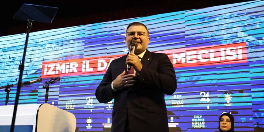 AK PARTİ İZMİR İL BAŞKANI BİLAL SAYGILI: 'ATEŞİ İZMİR'DE YAKIYORUZ'