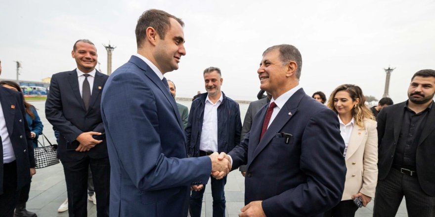 CHP'NİN YENİ İZMİR İL BAŞKANI CEMİL TUGAY İLE BULUŞTU