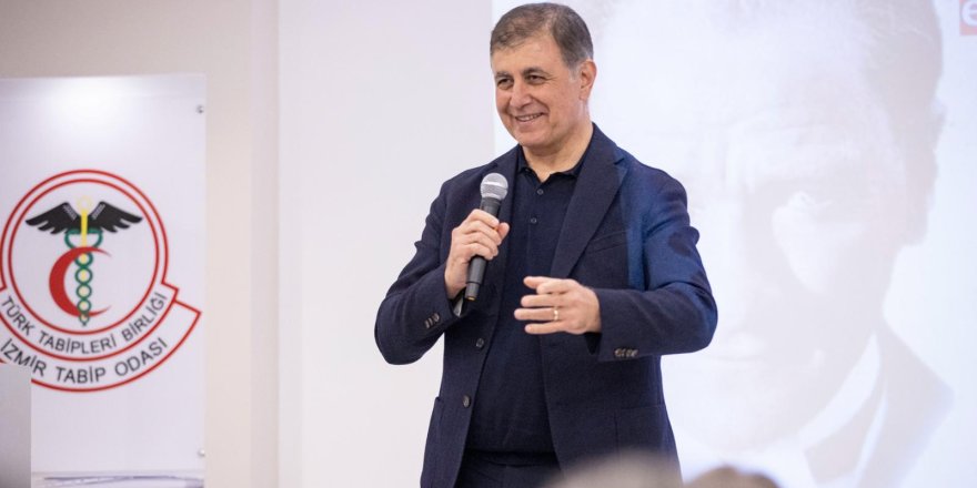 CEMİL TUGAY TABİP ODASI'NDA KONUŞTU