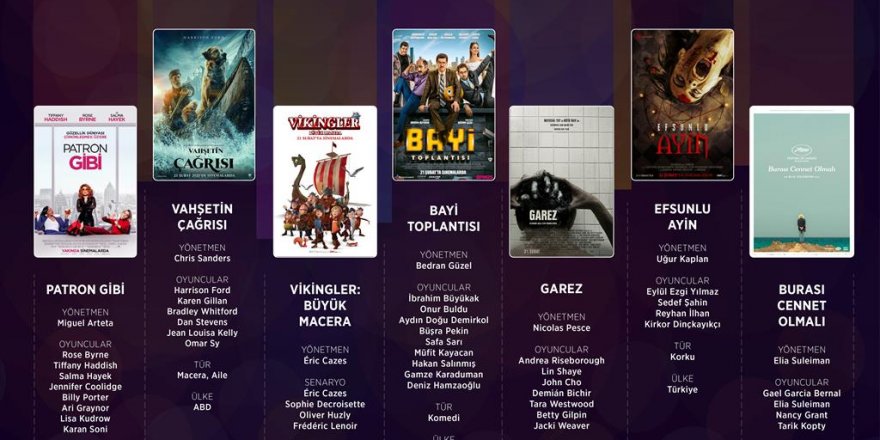 BU HAFTA 7 FİLM VİZYONDA