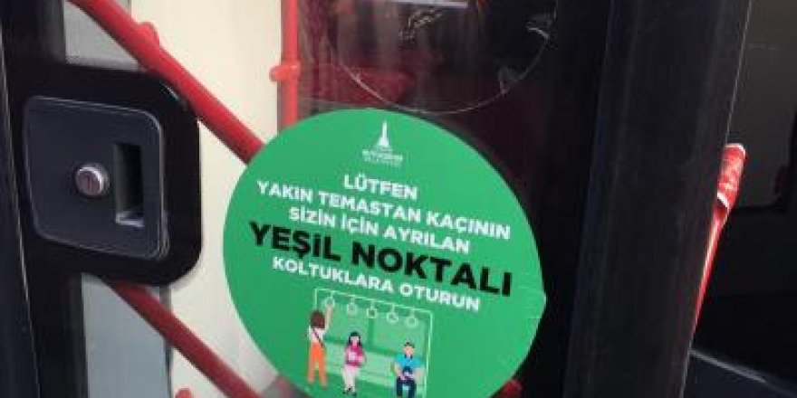 İZMİR'DE TOPLU ULAŞIMDA 'YEŞİL KOLTUK' UYGULAMASI