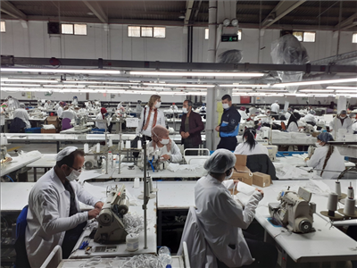 İZMİR'DE TIBBİ MASKE İMALATHANELERİNE DENETİM