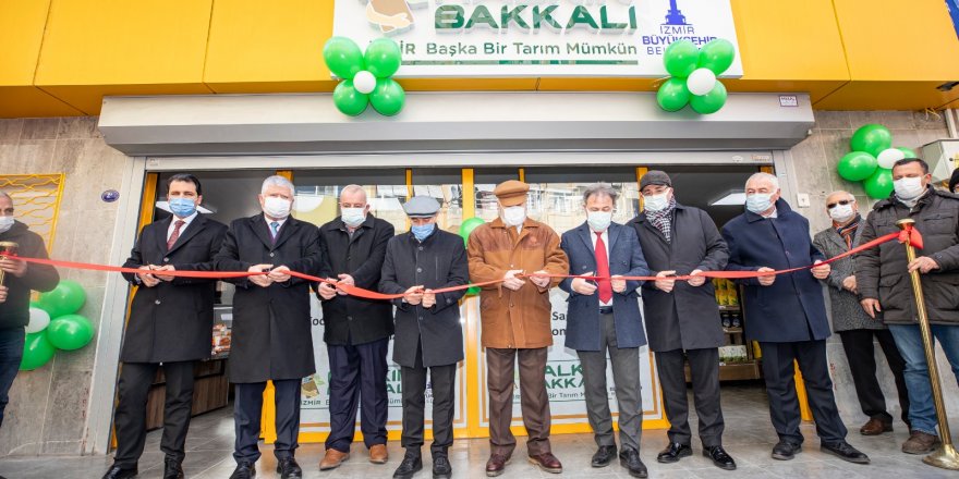 İZMİR BÜYÜKŞEHİR HALKIN BAKKALI ŞUBESİ AÇTI