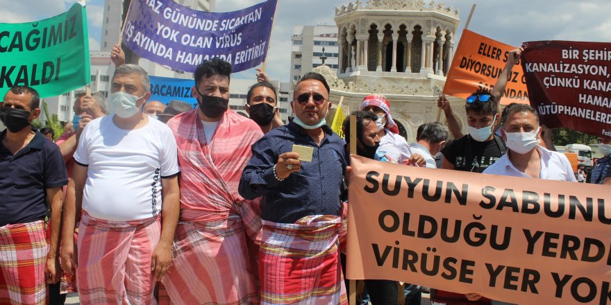 HAMAMCILAR KONAK MEYDANI'NI BASTI