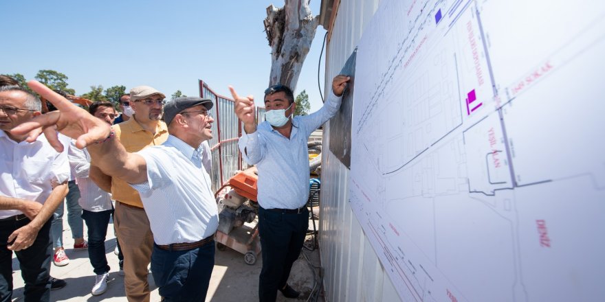 ALTINYOL YAĞMURDA ARTIK ÇÖKMEYECEK...SOYER DENETİM YAPTI..