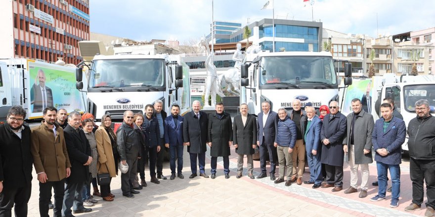 AK PARTİ İZMİR'DEN MENEMEN'E KÖY SEFERİ