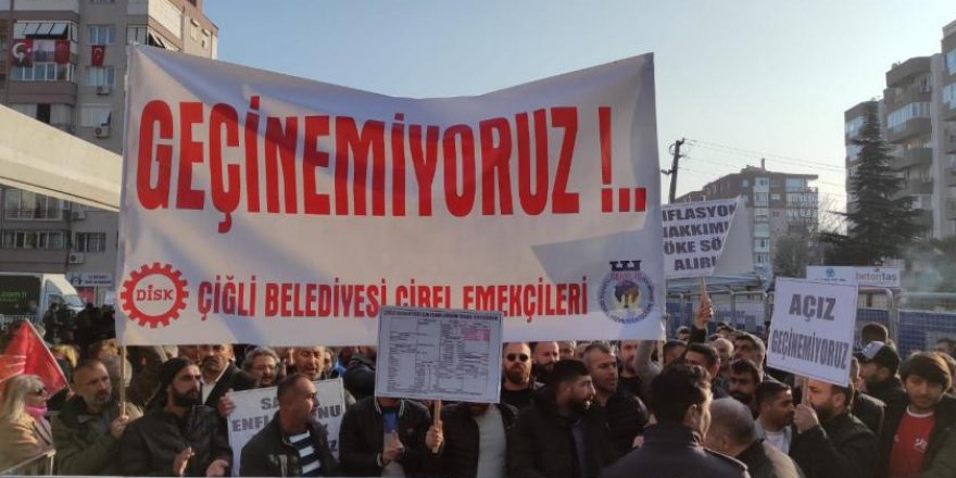 KEMAL KILIÇDAROĞLU'NA İŞÇİ PROTESTOSU. YİNE ÇİĞLİ..