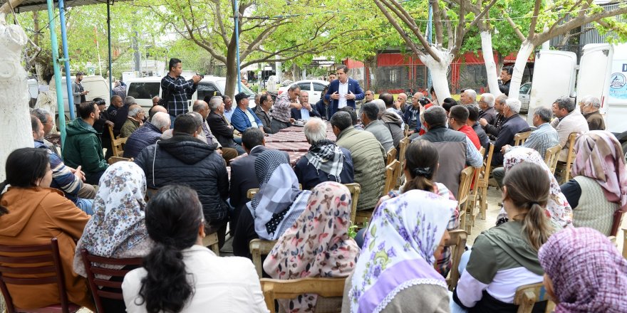 CHP İZMİR ADAYI YÜCEL TİRE BAYINDIR VE BEYDAĞ'I GEZDİ