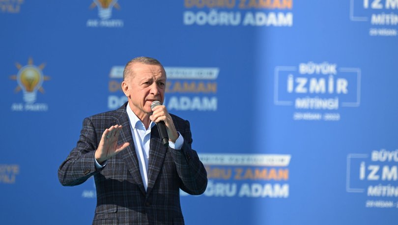 Cumhurbaşkanı Erdoğan İzmir'deydi..