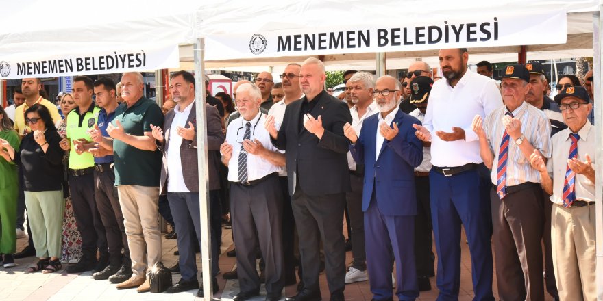 MENEMEN’DE SREBRENİTSA SOYKIRIMI UNUTULMADI