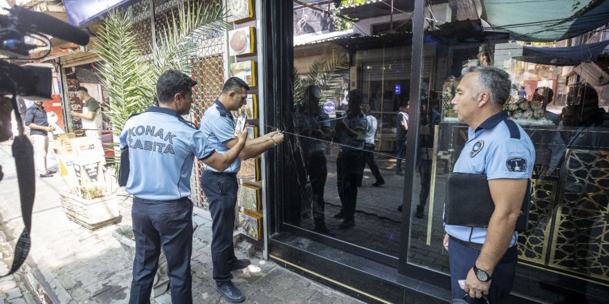 KONAK BELEDİYESİ'NDE KAÇAK İŞYERLERİNE GEÇİT YOK