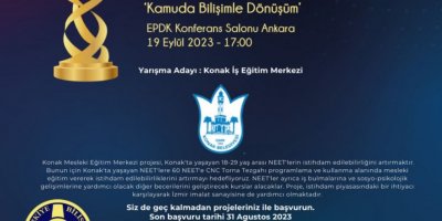 KONAK BELEDİYESİ TÜRKİYE BİLİŞİM ÖDÜLLERİ'NE ADAY OLDU