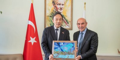 TUNÇ SOYER KATSUMATA'YI AĞIRLADI