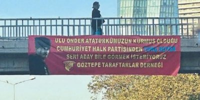 TUNÇ SOYER'E GÖZTEPE TARAFTARINDAN BÜYÜK TEPKİ