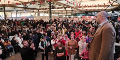 BUĞRA GÖKÇE PARTİLİLER VE HALKLA BULUŞTU