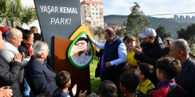 ÇİĞLİ'DE YAŞAR KEMAL PARKI AÇILDI