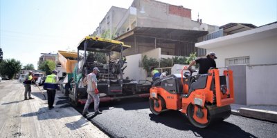 BORNOVA'DA 2023 YILINDA 70 BİN TON ASFALT ÜRETİLDİ