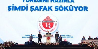 DEVLET BAHÇELİ OYLARIN TAMAMINI ALDI. BAHÇELİ YENİDEN BAŞKAN SEÇİLDİ