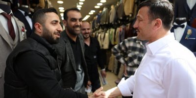 HAMZA DAĞ KEMERALTI ESNAFINA SÖZ VERDİ. CANLA BAŞLA ÇALIŞACAĞIZ