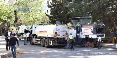 BORNOVA'DA ASFALT ZAMANI