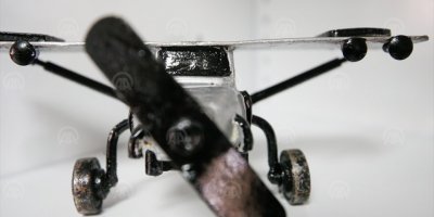 HASTANENİN HURDALARI SANATA DÖNÜŞTÜ...