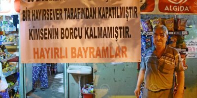 ÜÇ KİŞİYDİLER...BAKKALLARDAN BİNLERCE LİRALIK BORÇ DEFTERİ SATIN ALDILAR