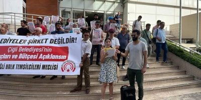 ÇİĞLİ'DE HALK İSYANI...BELEDİYE BORÇLARINI AÇIKLAYIN