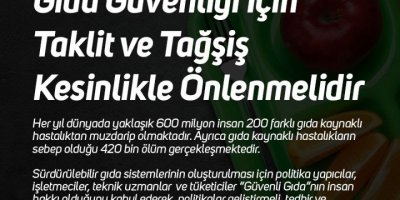 BAKIN NE DİYOR GIDA MÜHENDİSLERİ...'TAKLİT VE TAĞŞİŞ İNSAN SAĞLIĞI İÇİN ACİLEN ÖNLENMELİDİR'