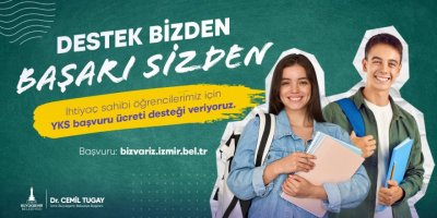 İZMİR BÜYÜKŞEHİR'DEN ÖĞRENCİLERE YKS DESTEĞİ