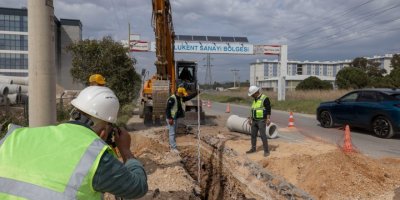 İZSU'DAN YAĞMUR SUYU ÇALIŞMALARI
