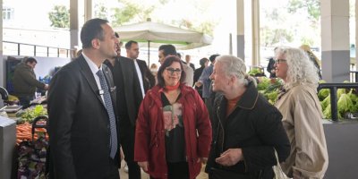 BORNOVA'DA PAZAR YERLERİ YENİLENDİ