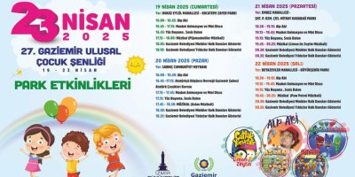 GAZİEMİR'DE 23 NİSAN COŞKUSU BAŞLIYOR