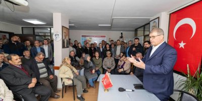 CEMİL TUGAY BERGAMA'DA KONUŞTU