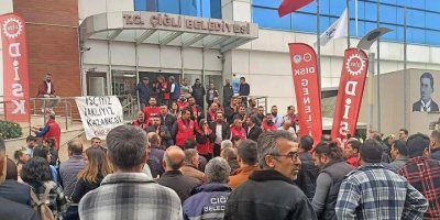 ÇİĞLİ BELEDİYESİ'NDE İŞÇİLER AYAKLANDI