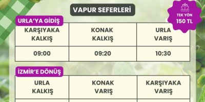 İZDENİZ'DEN 'ENGİNAR' SEFERİ