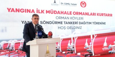 İZMİR'DE YANGIN ALARMI