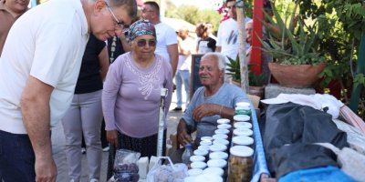 CEMİL TUGAY YANGIN BÖLGELERİNİ GEZDİ