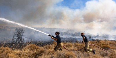 BUCA VE ALİAĞA'DA YANGINLAR KONTROL ALTINA ALINDI