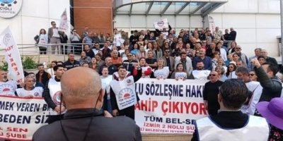 ÇİĞLİ BELEDİYE BAŞKANI EMEKÇİLERİN MAAŞINDAN KESİTİ ÇİĞLİ'DE ORTALIK KARIŞTI