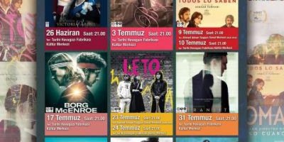 İZMİR'DE AÇIK HAVADA 'SİNEMA KEYFİ'NE DEVAM