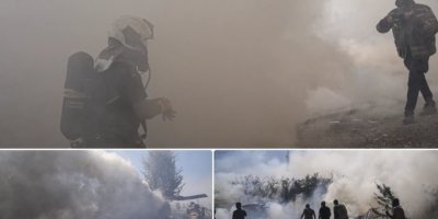 Ankara'da otluk alanda çıkan yangın kontrol altına alındı