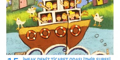 İZMİRLİ ÇOCUKLAR DENİZDE YOLCULUĞU ÇİZECEK