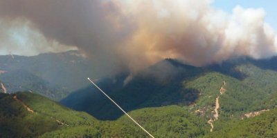 URLA YANIYOR...TAHLİYELER BAŞLADI