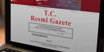 TEBLİĞLER RESMİ GAZETE'DE..