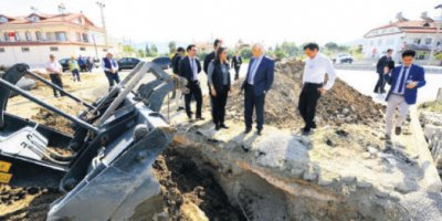 93 kilometrelik kanalizasyon hattı