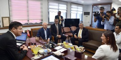 Kılıçdaroğlu'ndan Nazilli Belediyesi'ne ziyaret