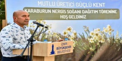 SOYER KARABURUNLU NERGİS ÜRETİCİLERİNİN YÜZÜNÜ GÜLDÜRDÜ