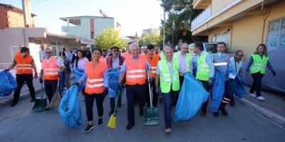 SOYER VE SELVİTOPU KARABAĞLAR'I TEMİZLEDİ